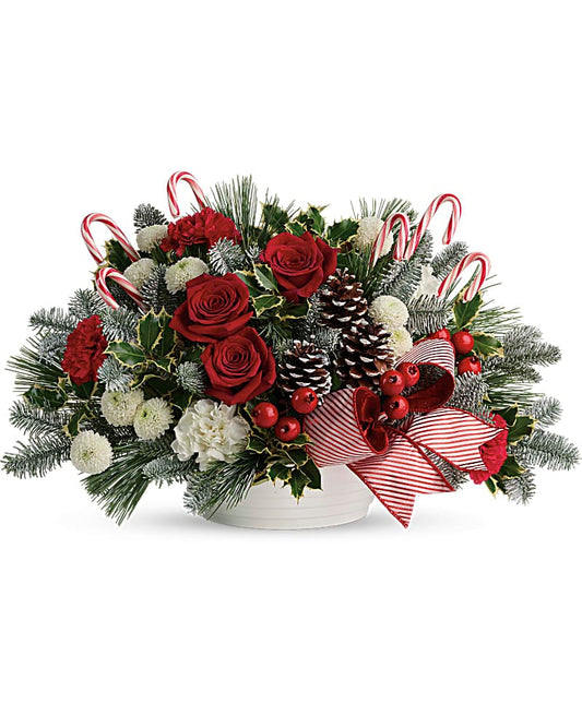Jolly Candy Cane Bouquet